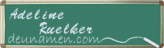 Adeline Ruelker Visitenkarte